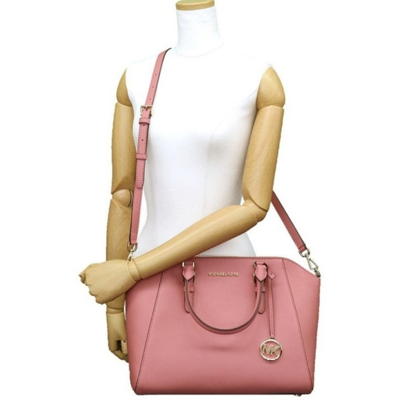 ⚠️LAST ONE⚠️ Michael Kors Ciara Large Satchel Pink - Picture 5 of 5